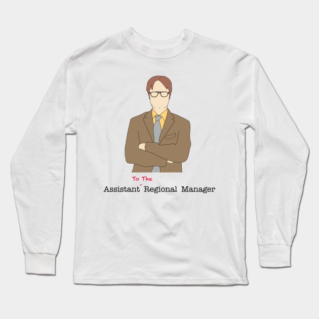 Assistant (To The) Regional Manager Long Sleeve T-Shirt by Trashley Banks